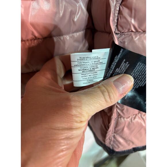 Noise M 10 black cruelty free outerwear hooded front zip jacket nylon nwot - Picture 6 of 14